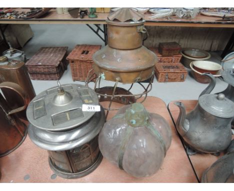A selection including light shades and lamps