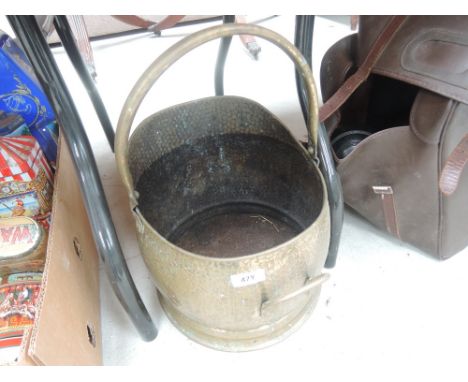 A brass coal helmet