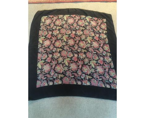 Liberty silk scarf with lable 107 cm square a/f a small hole