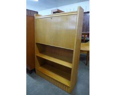 A Meredew light oak student's bureau 