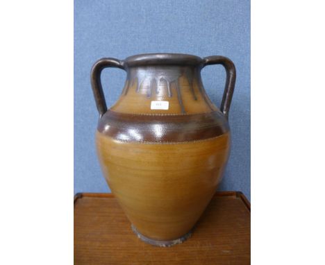 A West German terracotta pitcher vase 