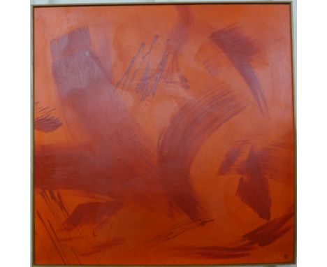 Andrew Taylor, croft studio design, oil on panel, 70 x 70cms, framed 