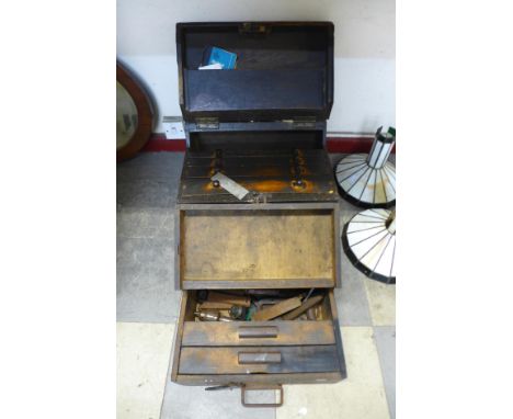 Two boxes of assorted tools 