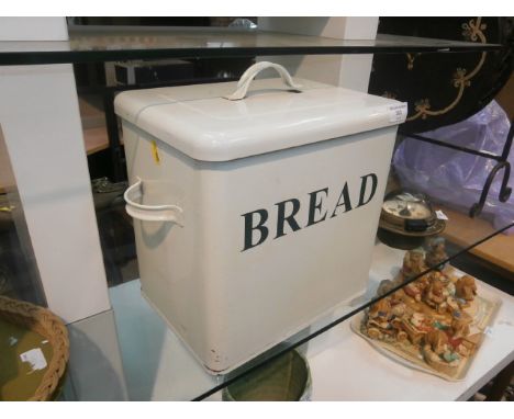 enamel bread bin