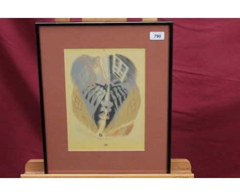 Percy Drake-Brookshaw (1907 - 1993), artists proof signed lithograph - portrait, signed and dated '37 in pencil, in glazed fr