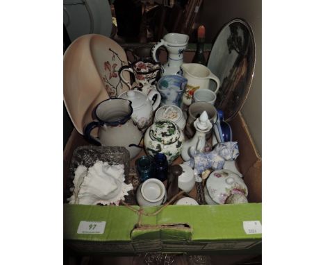A good selection of ceramics including Masons and Carlton ware