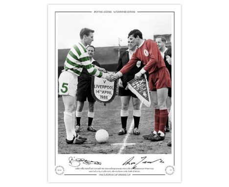 Autographed BILLY McNEILL / RON YEATS 16 x 12 Limited-Edition : A superbly produced Limited Edition, with just 75 issued it d