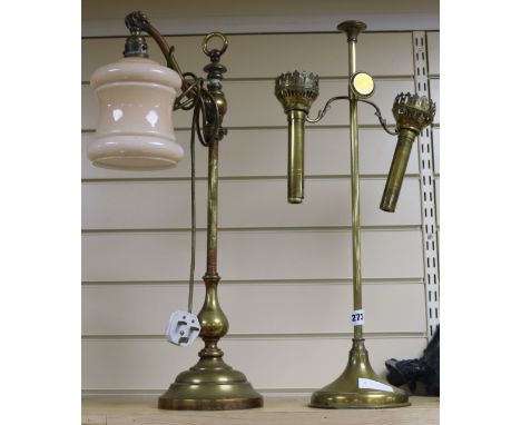 A two branch lamp and another