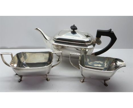 3 piece silver plated tea service