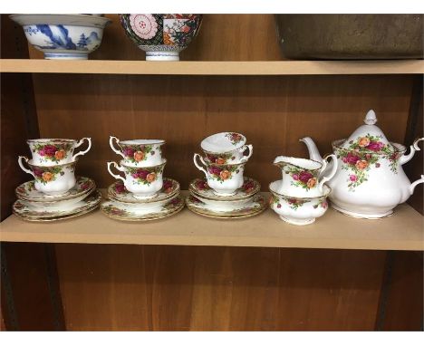 Royal Albert Old Country Rose Tea Service 