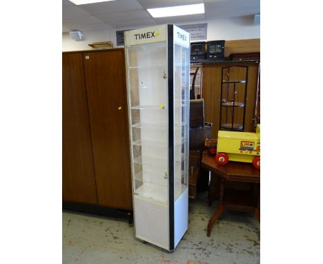 Timex watch display cabinet