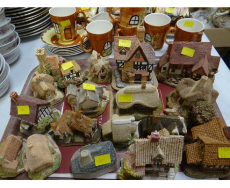 Collection of Liliput Lane model cottages etc