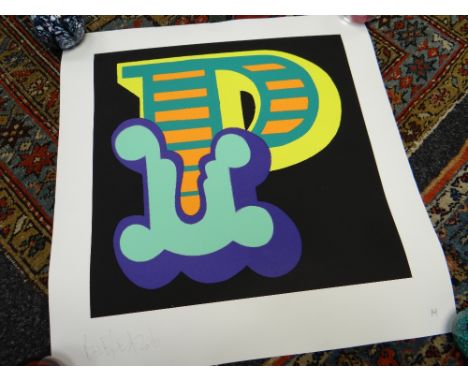 A BEN EINE 'P' artist proof print