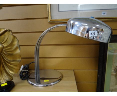 An Austrian / German Bauhaus shape chrome lamp E/T