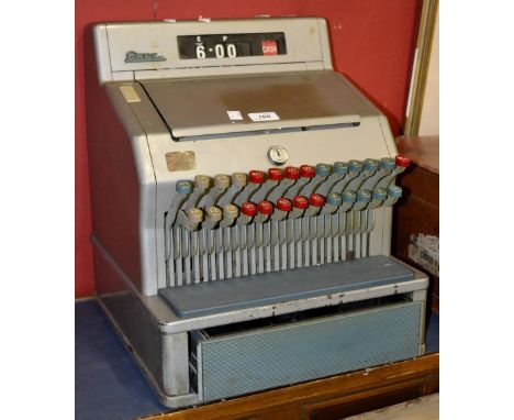 A vintage Gross cash register 