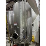 Sprinkman 40 BBL Stainless Steel Brite Tank - Dish Bottom, Glycol Jacketed, Manway, | Rig Fee $1350