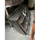 Lot of (5) Regency Stainless Steel Folding Tables (Approx. 2' x 4') | Rig Fee $25