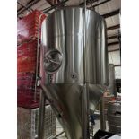 Craft Kettle 40 BBL Stainless Steel Fermentation Tank - Cone Bottom, Glycol Jackete | Rig Fee $1350