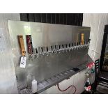 20-Tap Stainless Steel Draft Station with Couplers and Gauges | Rig Fee $300
