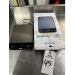 22 LB Capacity Etekcity Luminary Kitchen Scale | Rig Fee $10