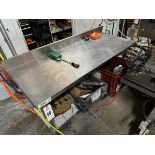 Regency Stainless Steel Table with Shelf and Contents (Approx. 24" x 5') | Rig Fee $25