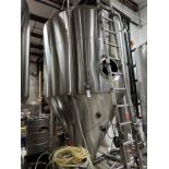 Craft Kettle 40 BBL Stainless Steel Fermentation Tank - Cone Bottom, Glycol Jackete | Rig Fee $1350