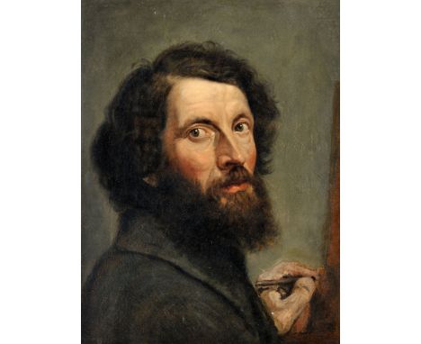 Giovanni Carnovali, il Piccio (Montenegrino Valtravaglia 1804 - Cremona 1873) Autoritratto, 1846 circa Olio su tela, cm 52,5x