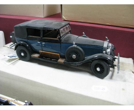 A Franklin Mint 1:24th Scale Precision Diecast Model 1929 Rolls Royce Phantom 1, missing literature and box outer.