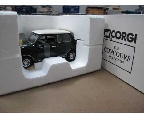 A Boxed Corgi 1:18th Scale 'The Concours Collection' #99593 Mini Cooper Saloon, Certified No 1090 of 7500.