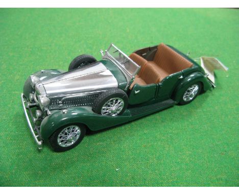 A Franklin Mint 1:24th Scale Diecast Model 1938 Alvis 4.3 Litre, missing literature and box outer.