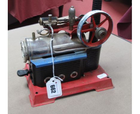 A Wilesco Live Steam Horizontal Stationary Engine No D14, used.