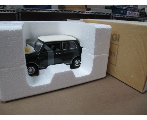 A Boxed Corgi 1:18th Scale 'The Concours Collection'  #99595 Mini Cooper Saloon, Certified No 2538 of 7500.