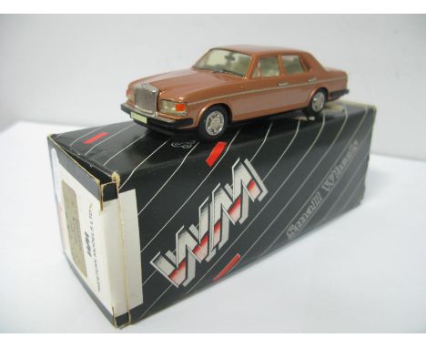 A Western Models 1:43rd Scale White Metal Model #WP177 1987 Bentley Mulsanne, boxed.