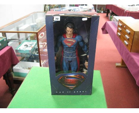 A Reel Toys/Neca 1/4 Scale Superman Man of Steel Plastic Model Figure, boxed.