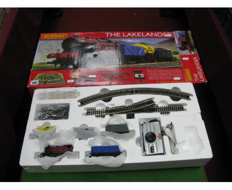 Hornby "OO" Scale Train Set R1159 'The Lakelander', comprising 0-4-0 Locomotive and four Wagons, boxed, appears unused.