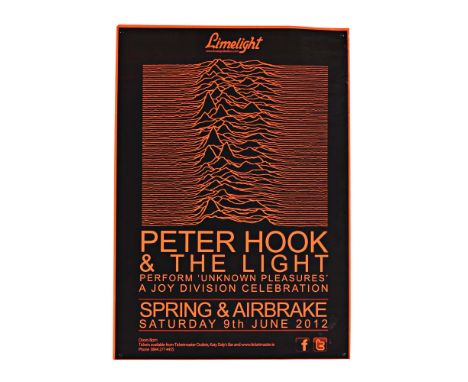 JOY DIVISION AND PETER HOOK &amp; THE LIGHT POSTER BUNDLE. Four posters to include three from PHTL gigs (various sizes) plus 