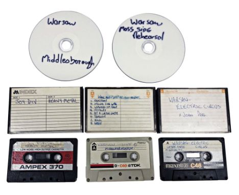 JOY DIVISION / WARSAW CASSETTES - three cassettes featuring live performances from their early days to include Warsaw Live @ 