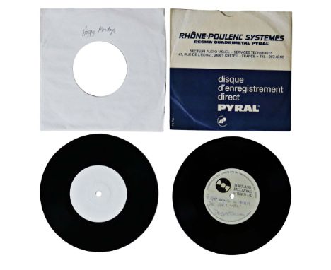 THE DURUTTI COLUMN - I GET ALONG WITHOUT YOU VERY WELL/MOTHER FROM SPAIN - 7" ACETATE/HAPPY MONDAYS 7" TEST PRESSING. Very ra