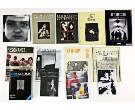 ENGLISH JOY DIVISION BOOKS &amp; FANZINES. Collection of 13 books and fanzines to include Joy Division &amp; New Order "Disor