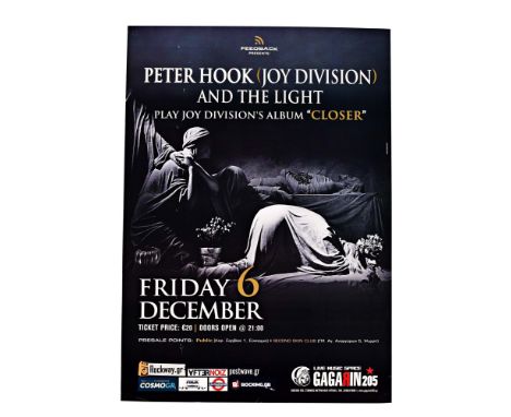 JOY DIVISION AND PETER HOOK &amp; THE LIGHT POSTER BUNDLE. Six posters from PHTL gigs and a " We Were Strangers" book by Rich