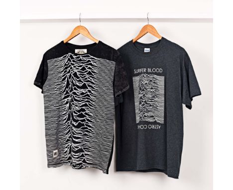 PETER HOOK &amp; THE LIGHT JOY DIVISION CLOTHING PACKAGE. Eight t-shirts to include grey "Love Will Tear Us Apart FAC 23" (M)