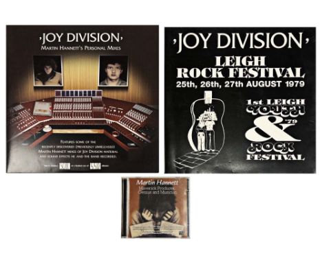 JOY DIVISION VINYL &amp; CDS - MARTIN HANNETT &amp; LEIGH FESTIVAL. To include limited edition Joy Division Martin Hannett's 