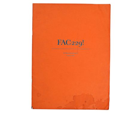 FACTORY RECORD MEMORABILIA. Another great pack for the Factory Records collector to include FAC 229! Music Week Factorial 15t