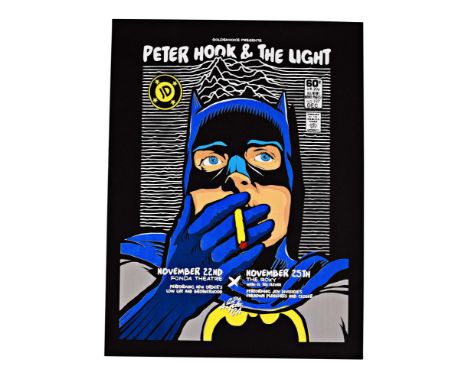 JOY DIVISION AND PETER HOOK &amp; THE LIGHT POSTER BUNDLE. Five posters from PHTL gigs to include four of similar sizes (appr