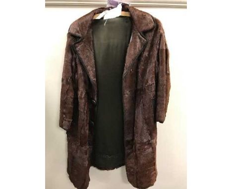 A vintage fur coat - probably pony skin 