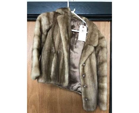 A vintage lady's Blonde Mink fur coat 