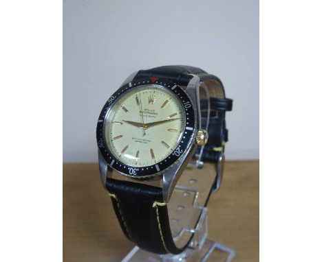 Rare and Desirable Gents Vintage Stainless Steel Rolex Oyster Perpetual Turn-o-Graph Automatic Wristwatch, ref. 6202, case 35