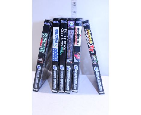 Six Sega compact disc games (untested) 