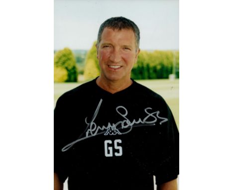 Football Graham Souness signed 6 x 4 inch colour promo photo. Good condition. All autographs come with a Certificate of Authe