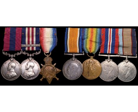 *The Extremely Rare Great War Royal Naval Division D.C.M. M.M. and Bar Group of 7 awarded to Chief Petty Officer James T. Mar